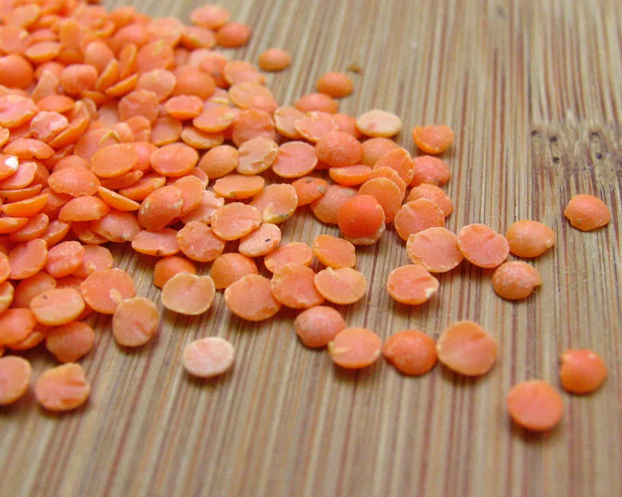 Split red lentils